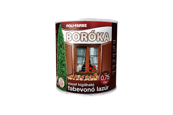 Poli-Farbe Boróka Lazúr 0.75l
